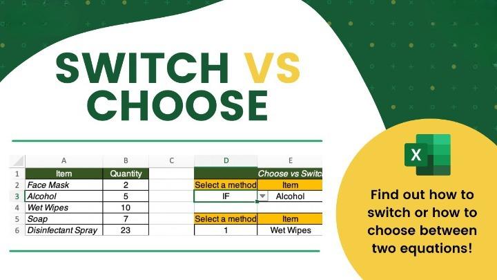 SWITCH vs CHOOSE Which Function Is Better in Microsoft Excel