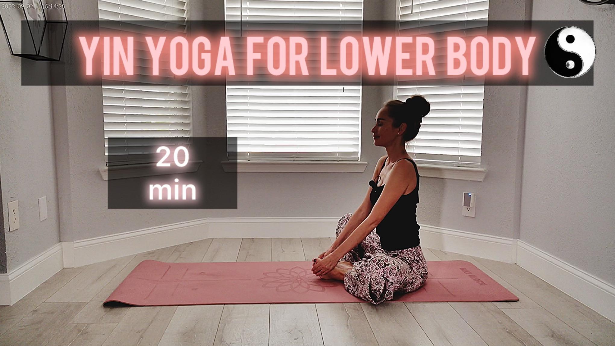 Yin yoga for lower body