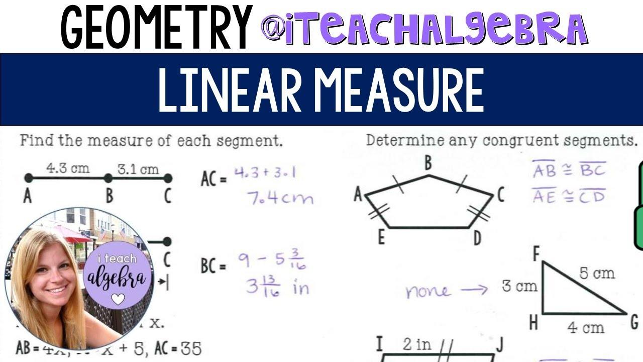 Geometry - Linear Measure