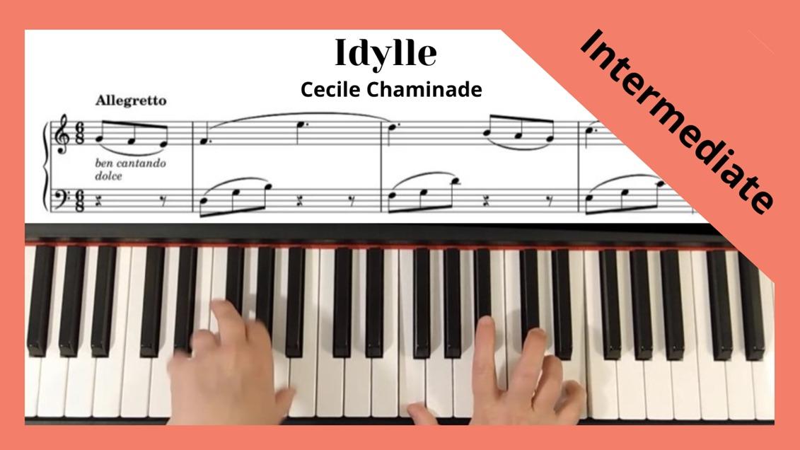 Cecile Chaminade - Idylle (Album des infants, op.126). Intermediate level