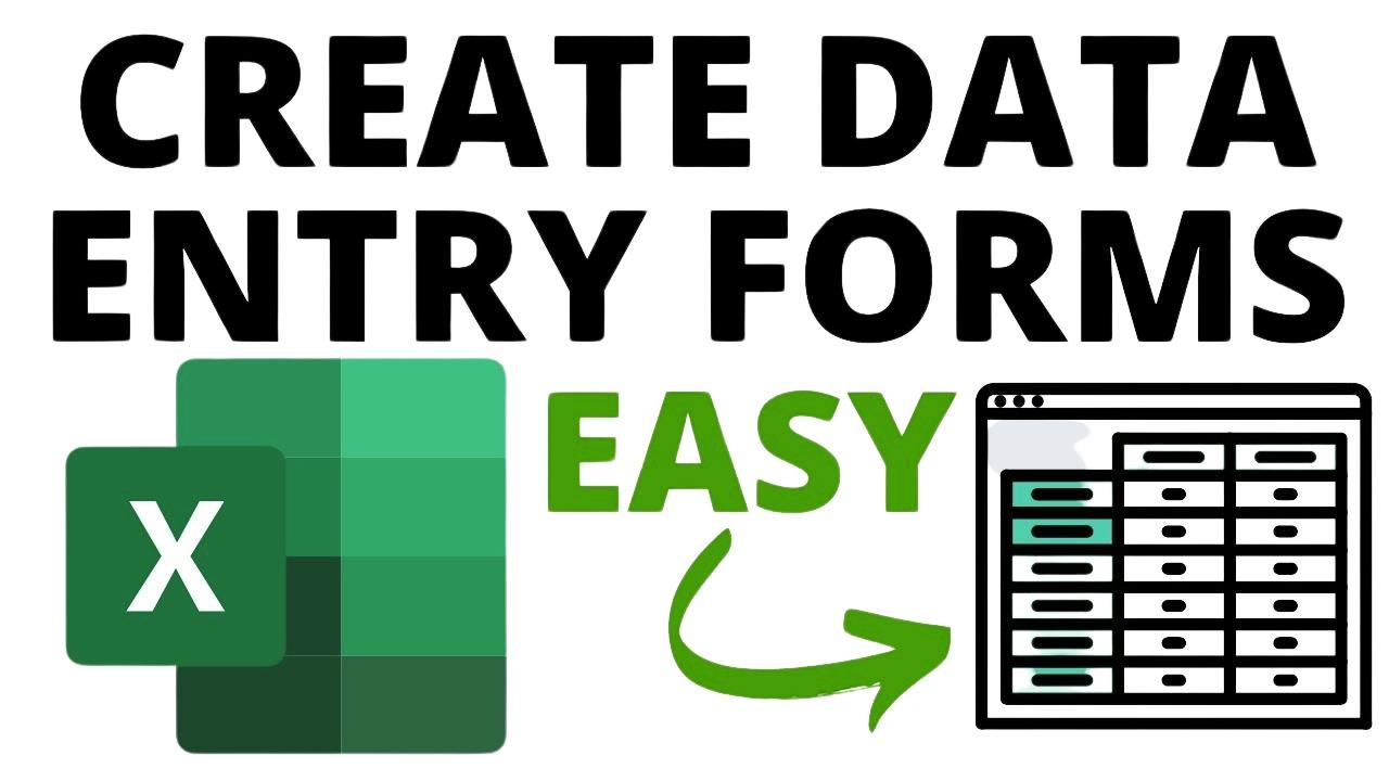 Data Entry Form in Microsoft Excel