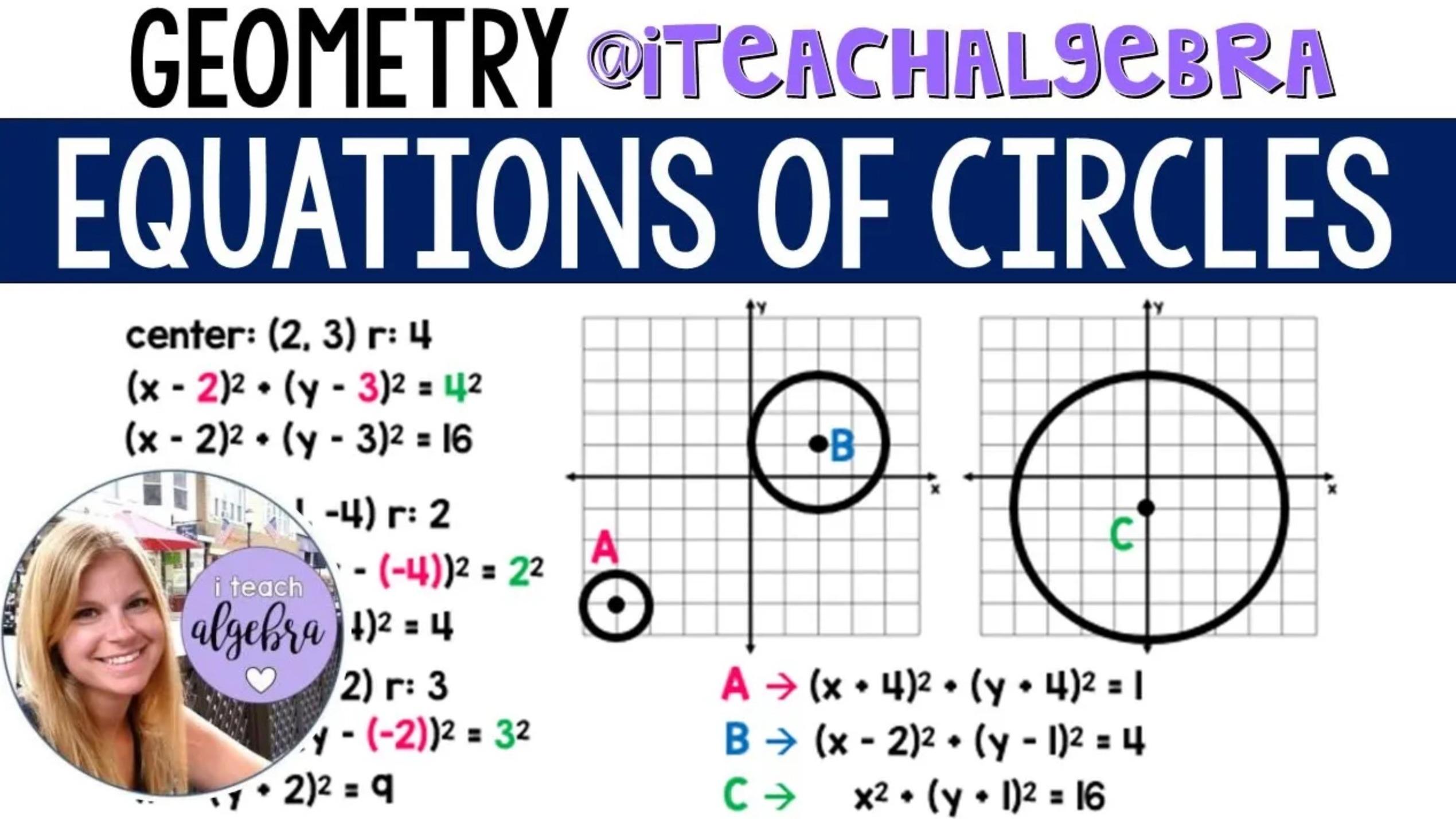 Geometry - Equations of Circles
