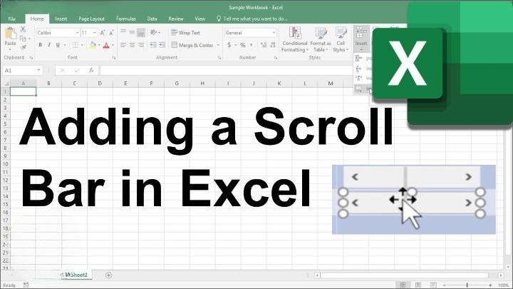 How to Add Scroll Bar in Microsoft Excel