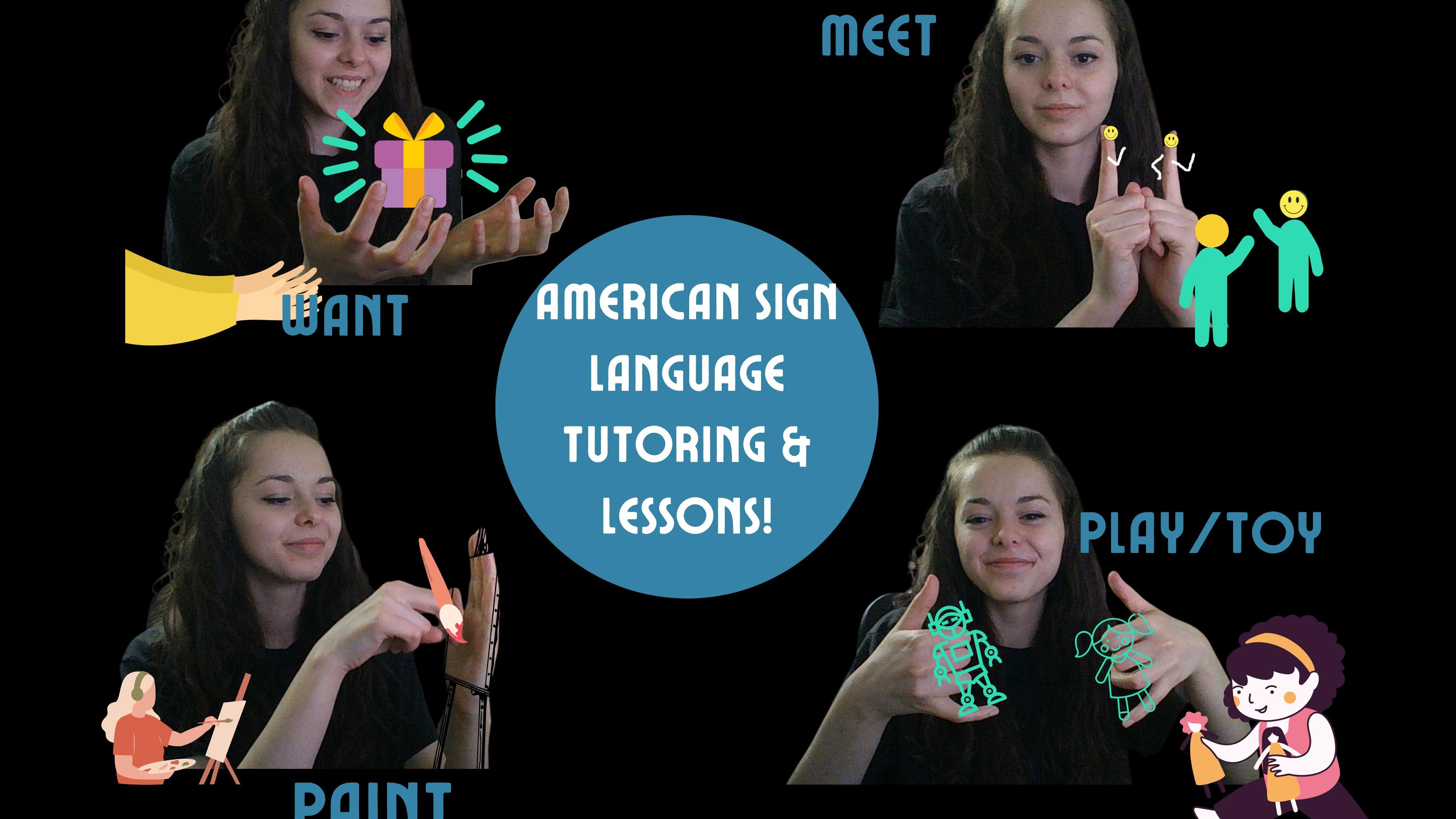 Welcome! Do you need an ASL Tutor or Want Lessons?