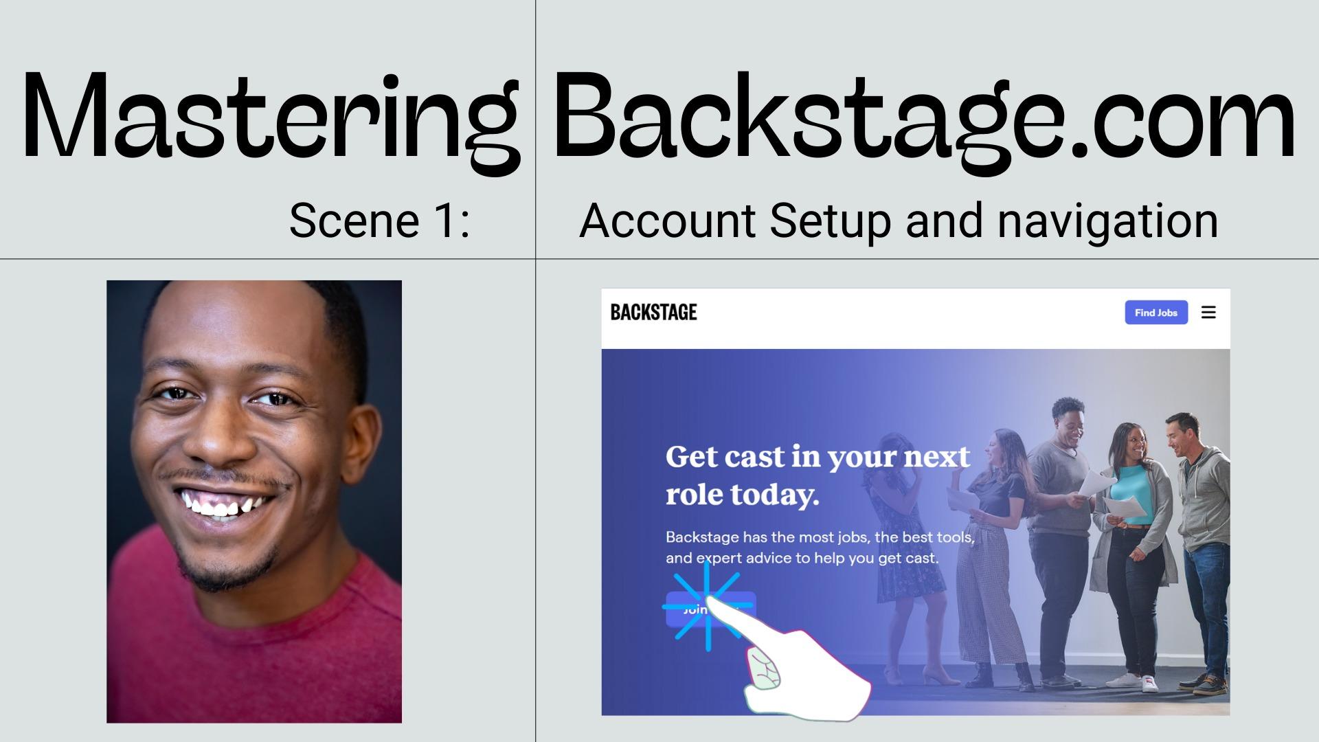 Mastering Backstage: Creating Your Account