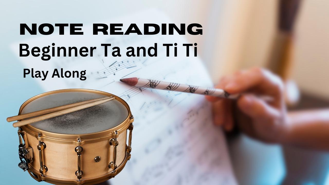 Orff Ta and ti ti method playalong for young drummers.