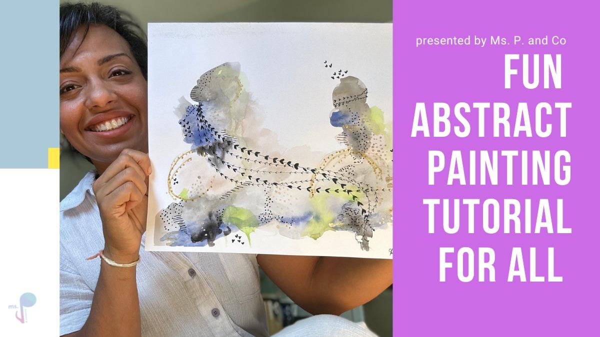 5-Minute Abstract Art: Unleash Your Creativity with Mixed Media!