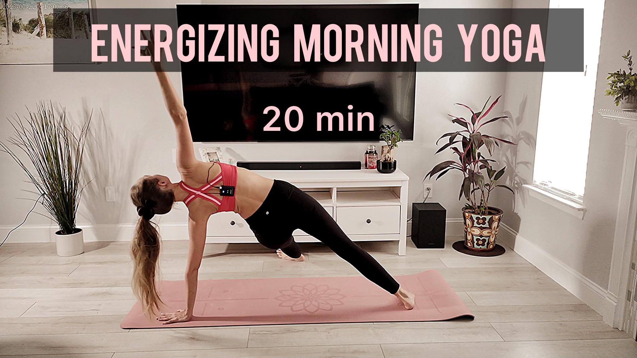 20 min energizing morning yoga 