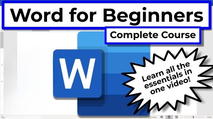 Microsoft Word Tutorial for Beginners