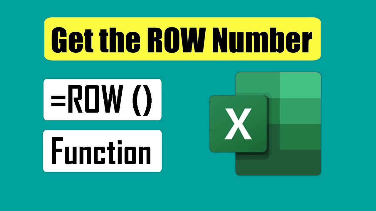 How to Use ROW Function in Microsoft Excel