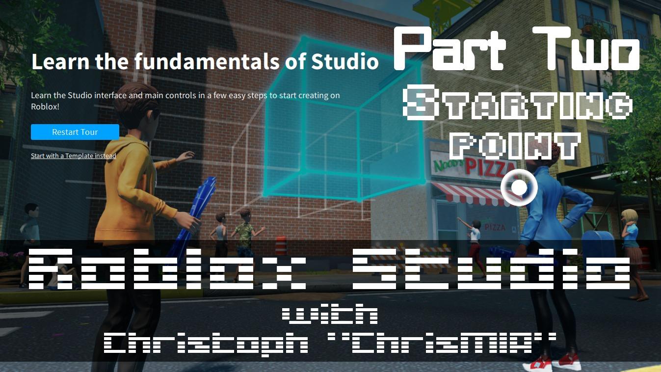 Lua Roblox Studio Starting Point Part Two