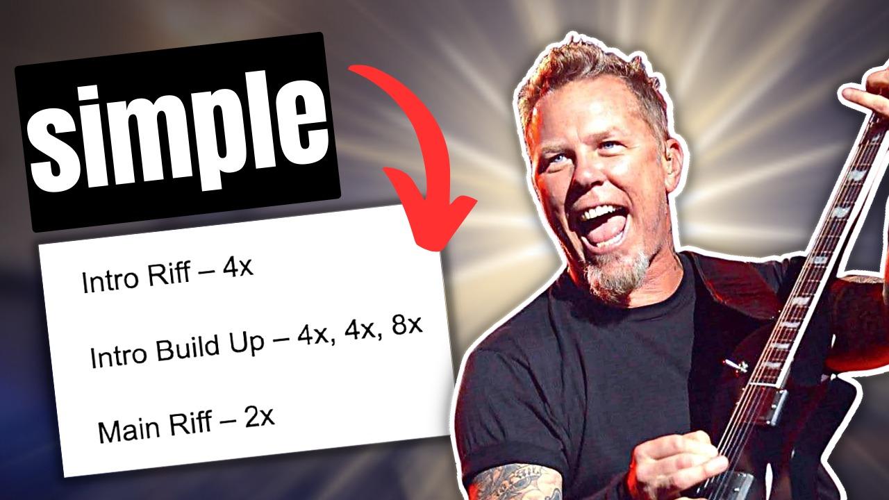 Song Charts Help You WRITE and PLAY Songs Like Metallica