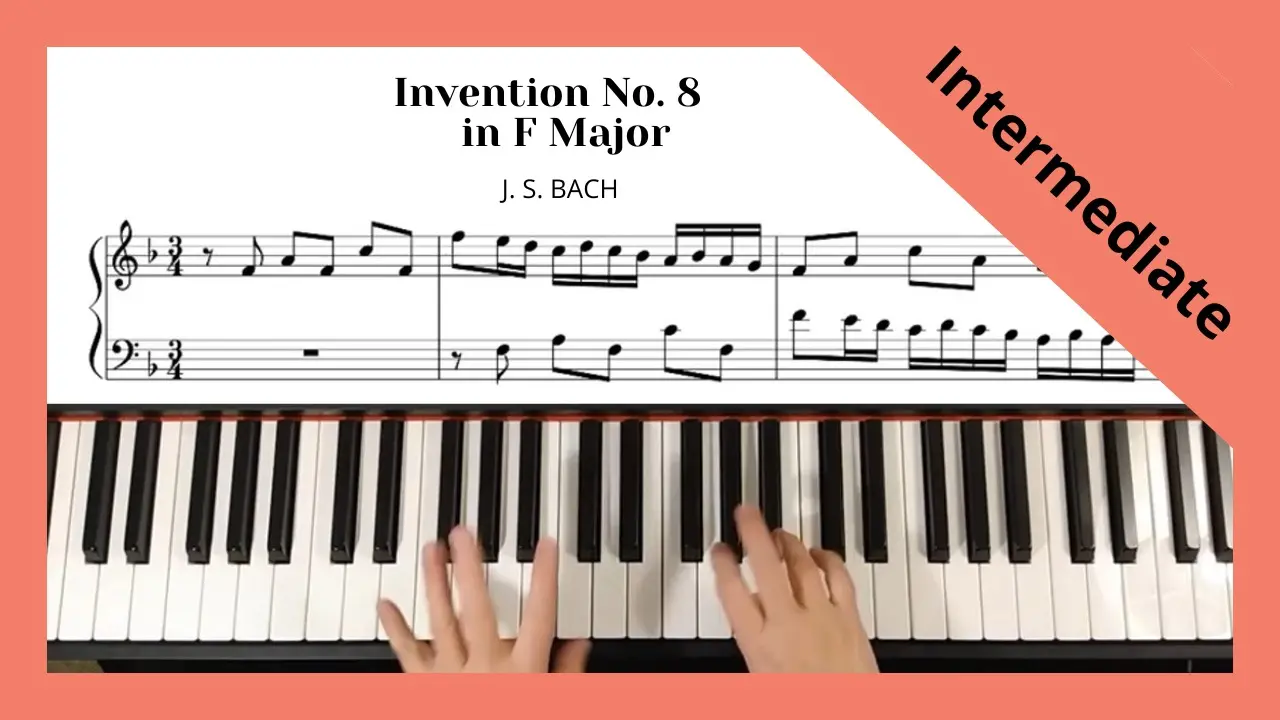 BACH  - Invention No. 8 in F Major
