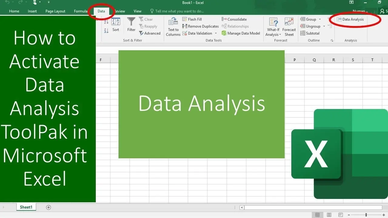 How to Load Microsoft Excel Analysis ToolPak