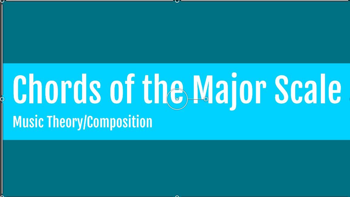 The Chords of the Major Scale