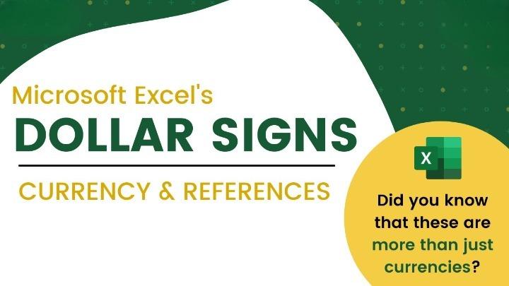 How to Use the Dollar Signs in Microsoft Excel