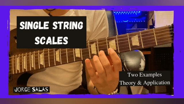 Understanding Single String Scales