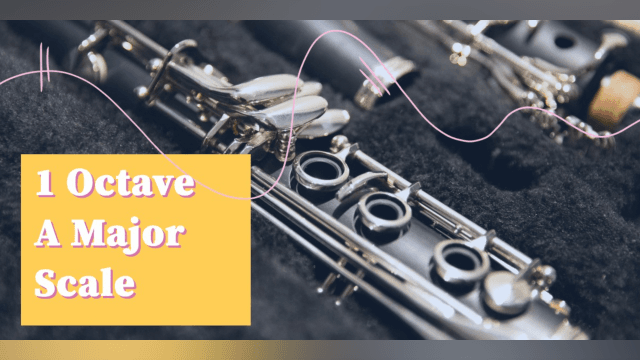 1 Octave A Major Scale