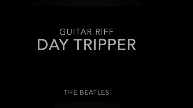 "Day Tripper" by The Beatles Guitar Tutorial
