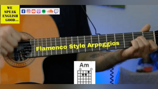 Flamenco Style Appregios in A Minor