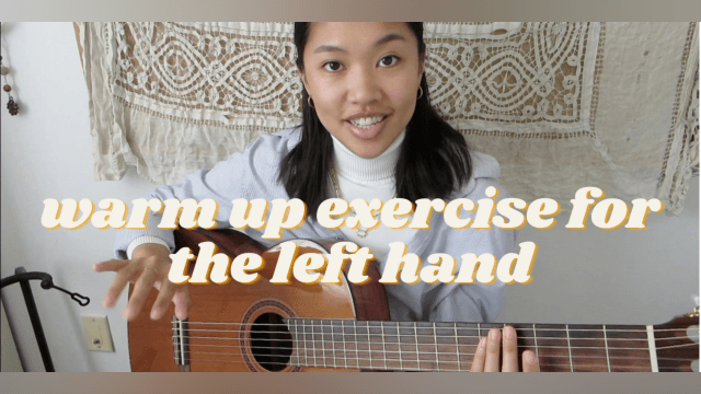 Warm-Up for the Left Hand - Vertical Ladder Exercise