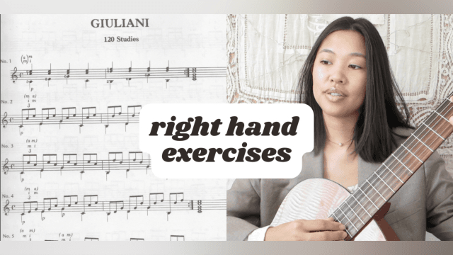 Right Hand Exercises - Giuliani Studies No.1-5