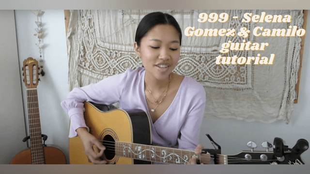 999 by Selena Gomez & Camilo - EASY guitar tutorial