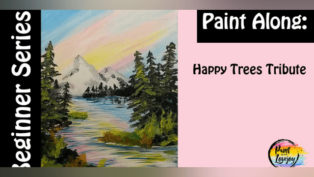 Happy Trees Tribute - Easy Step by Step Landscape Tutorial