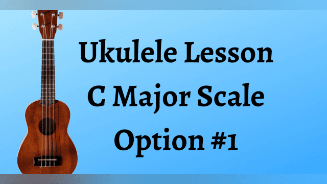 C Major Scale - Option #1