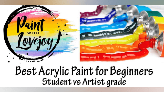 What is the Difference Between Student Grade & Artist Grade Acrylic Paint?