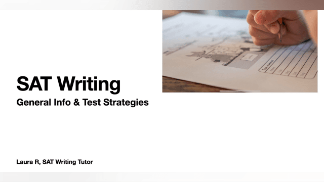 SAT Writing Practice: Video 1 (Intro)