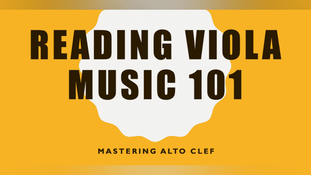 Reading Viola Music 101