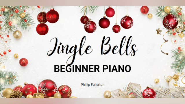 Jingle Bells Beginner Piano - Christmas Tutorial