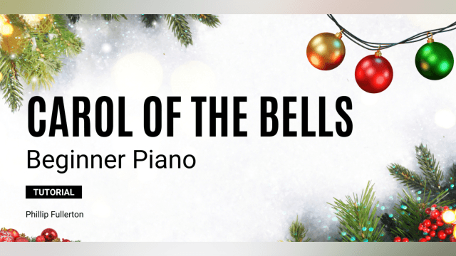 Carol of the Bells - Ukrainian Bell Carol - Helper Video Christmas Tutorial