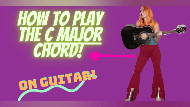 Learning the C Major Chord on Guitar! 
