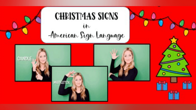Christmas Sign Language