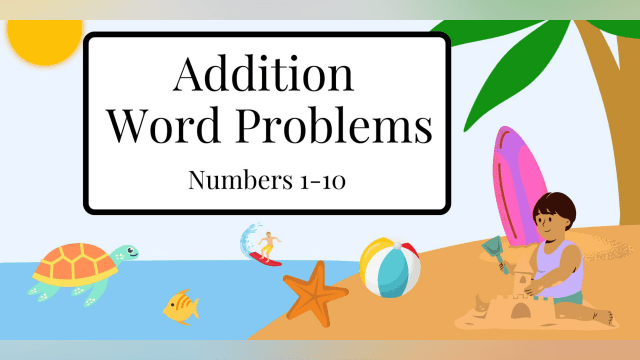 Addition Word Problems 1-10