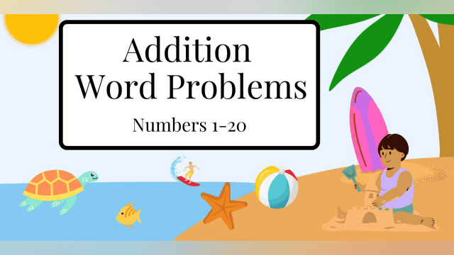Addition Word Problems 1-20