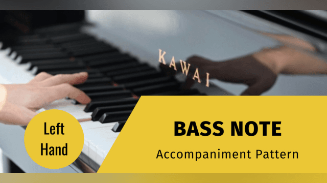 Left Hand Piano Pattern: Bass Note
