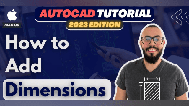How to Add Dimension in AutoCAD Mac 
