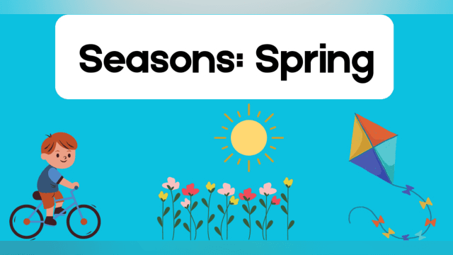 Seasons: Spring An ESL Book and Flashcards About Spring