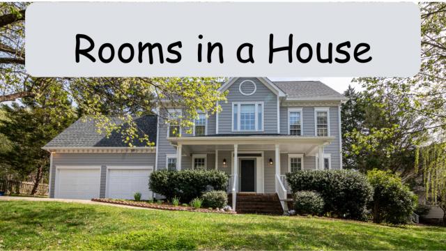 Rooms in a House:  An ESL Read Aloud Book and Flashcards