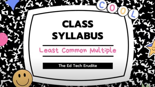 Least Common Multiple: List Method