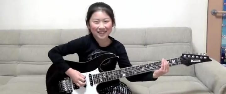 8-Year-Old Girl is Gnarliest Guitar Shredder Ever