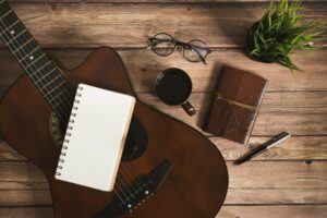 Guitar and songwriting supplies