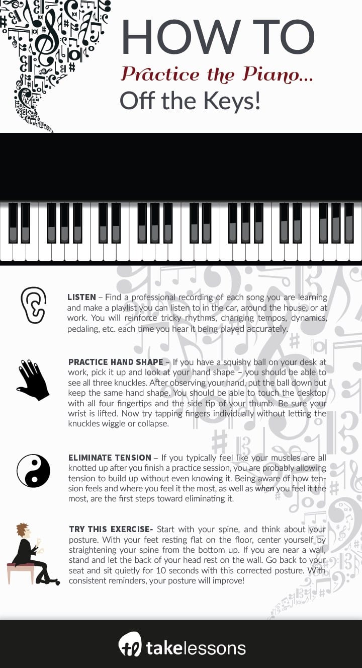 How to Practice Piano... Off the Keys - Adults