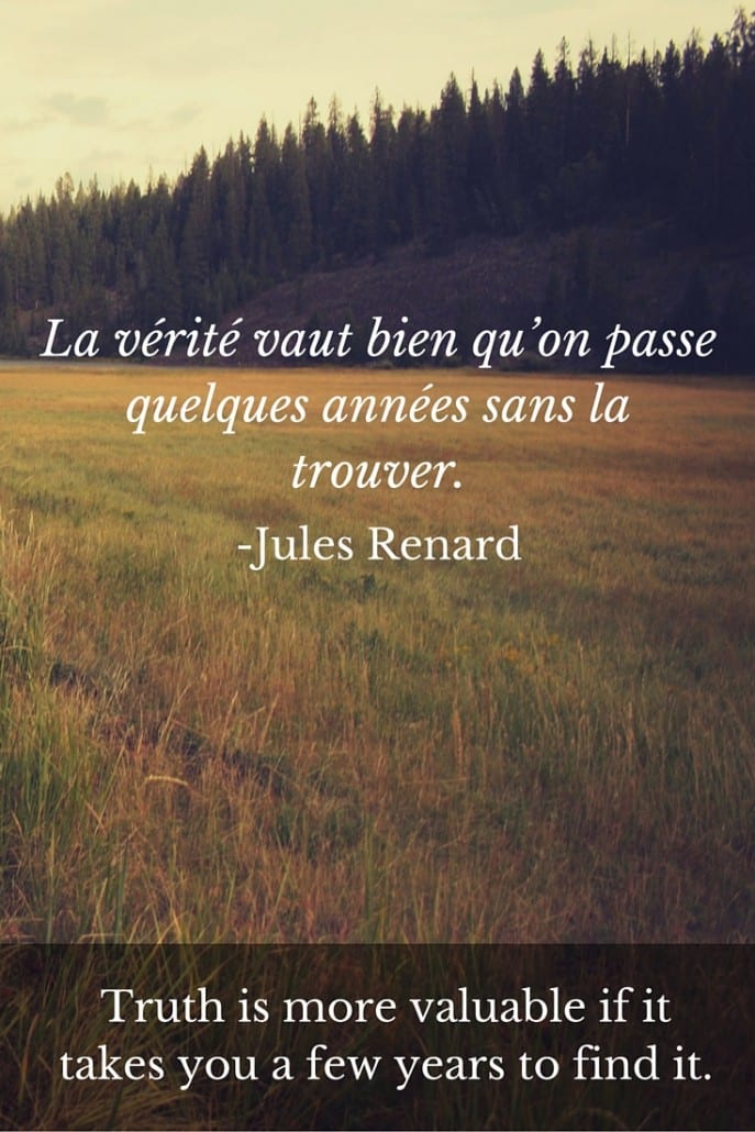 Deep Short Quotes In French