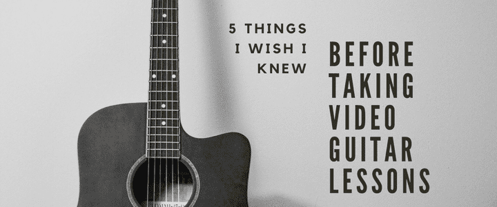 Video guitar lessons