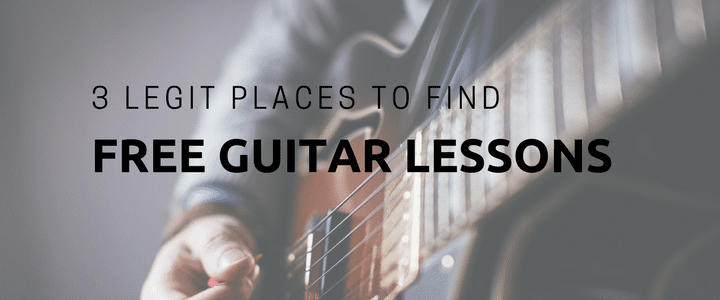 where to find free guitar lessons 