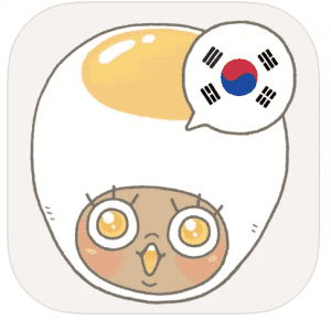 Eggbun Korean learning app graphic